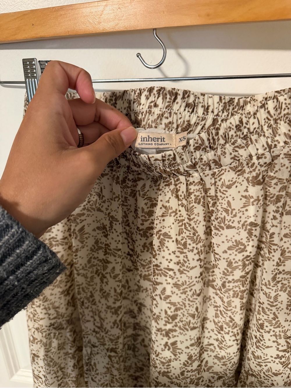 Inherit clothing company flowy Tiered Midi Skirt - Picture 3 of 4